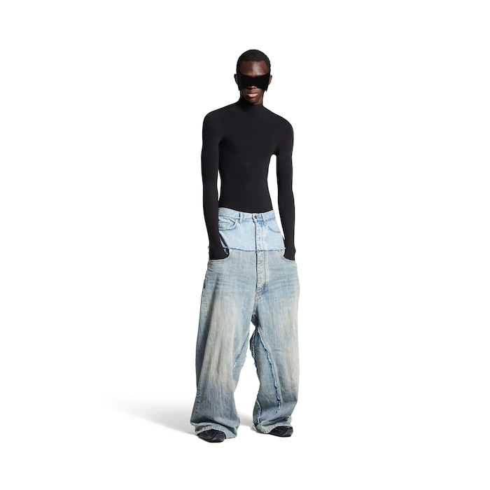 cut-up baggy pants