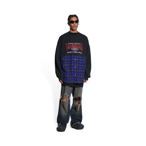 b authentic patched long sleeve t-shirt
