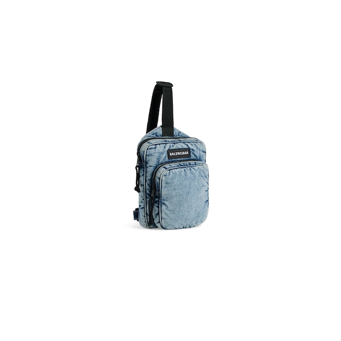 explorer crossbody messenger bag denim