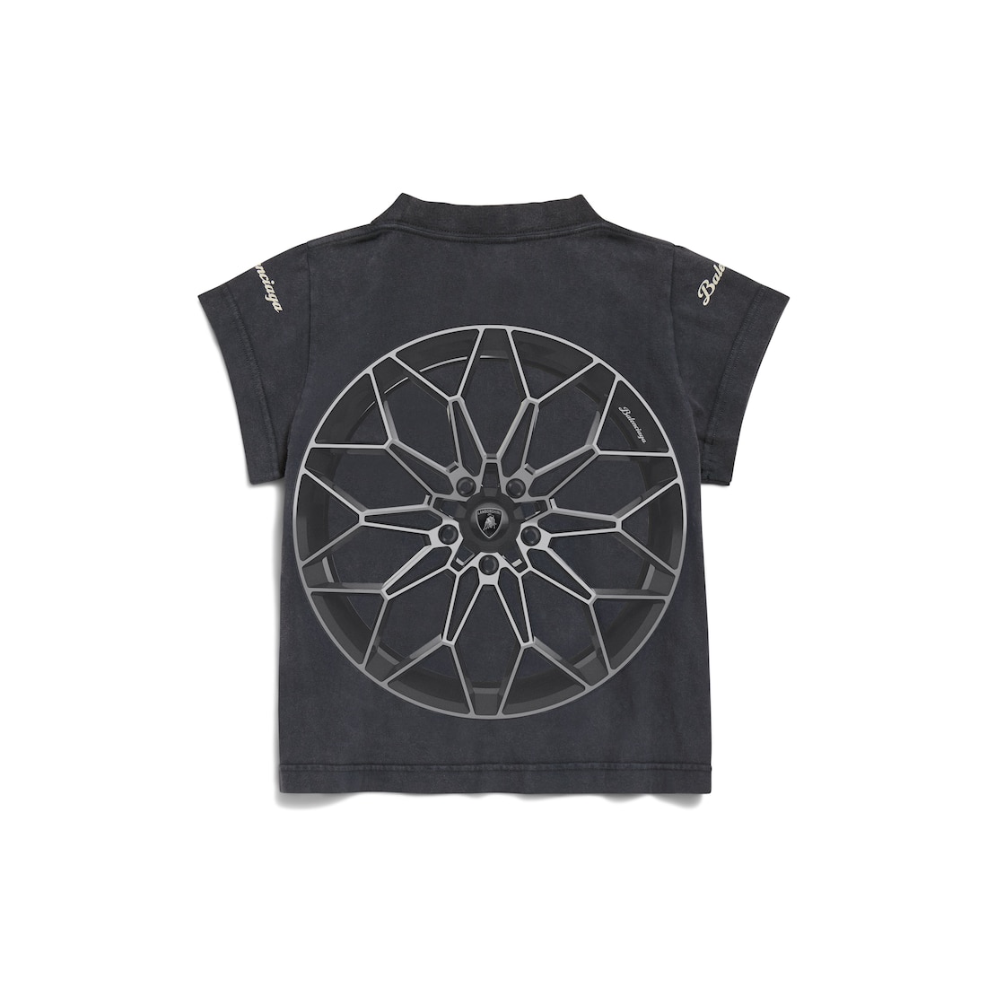 Women's Balenciaga I Automobili Lamborghini Shrunk T-shirt