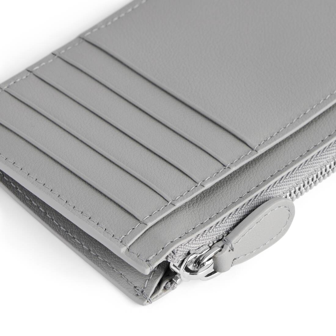 여자 현금 2.0 긴 동전 및 카드 소지자 회색