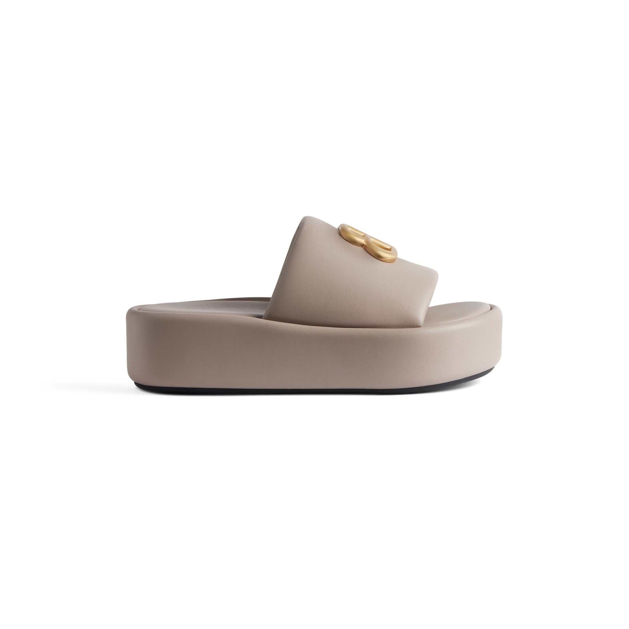 Balenciaga Rise Sandal - Beige - Woman - 38 - Lambskin