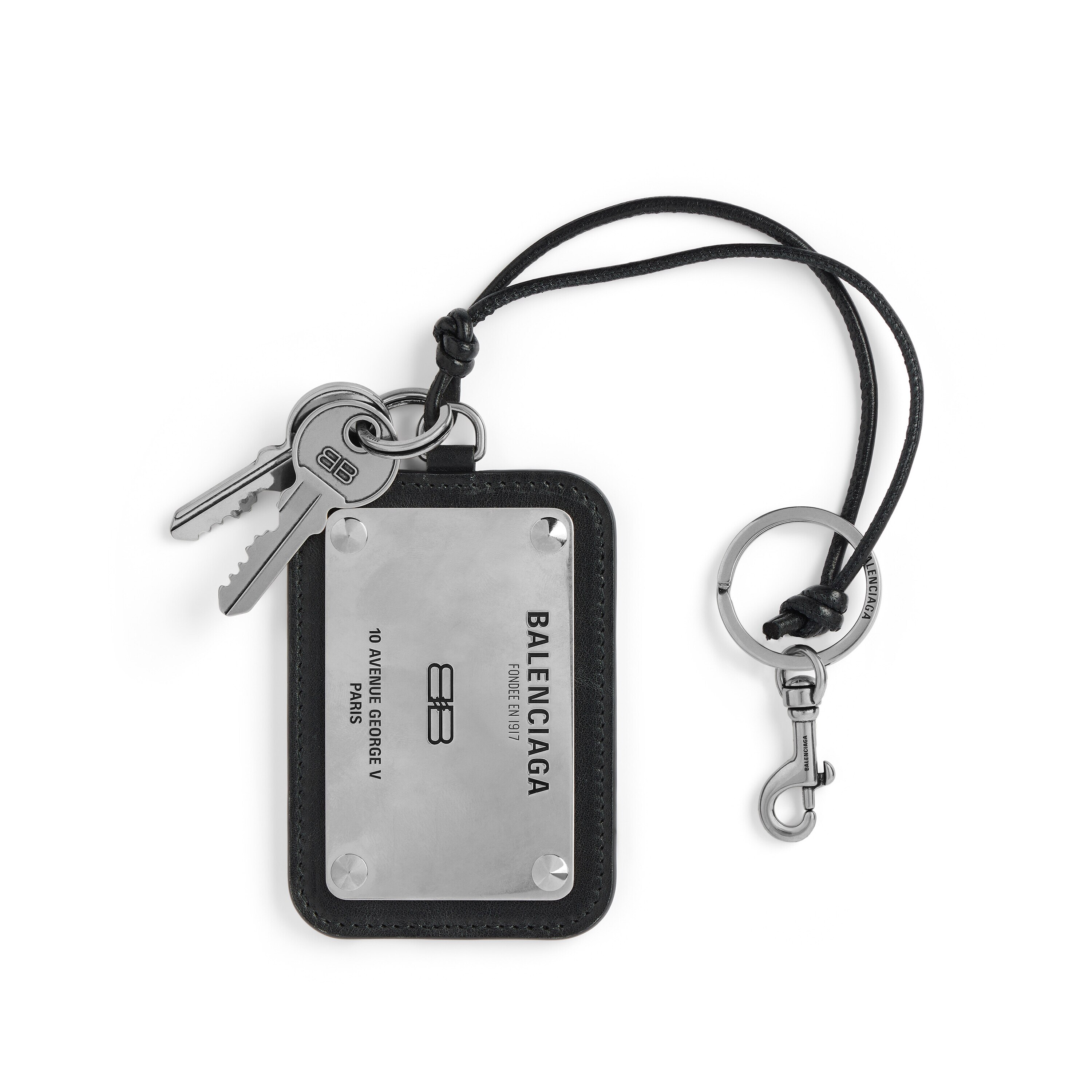 Men's Charm/keychain Lola in Black/silver | Balenciaga US