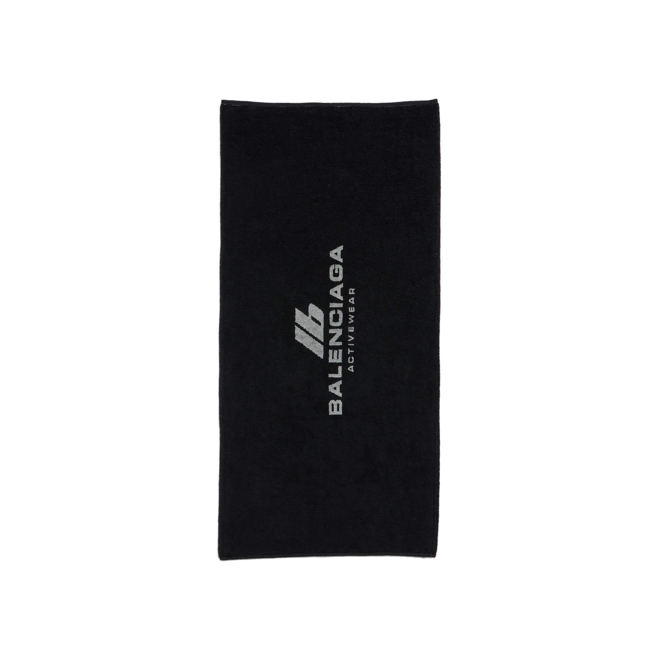 Balenciaga Activewear Gym Towel - Black - Unisex - Cotton