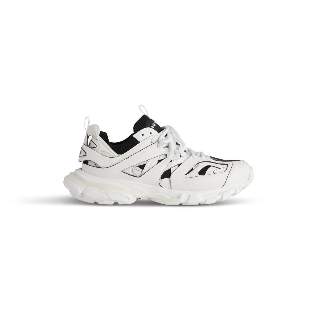 Men's Track Sock Sneaker in White/black | Balenciaga US