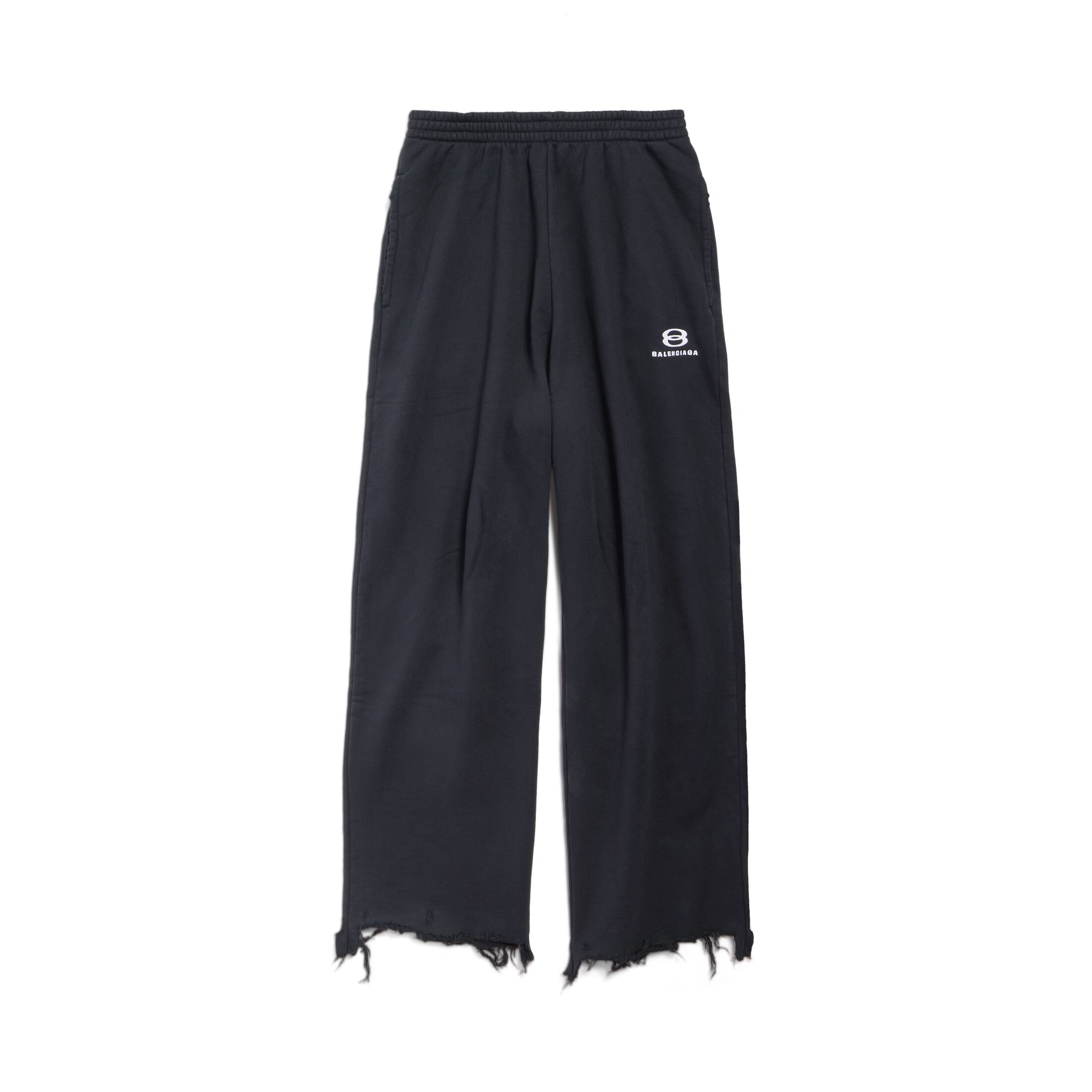 Balenciaga Unity Sports Icon Cropped Jogginghose - Schwarz - Unisex - XS - Baumwolle