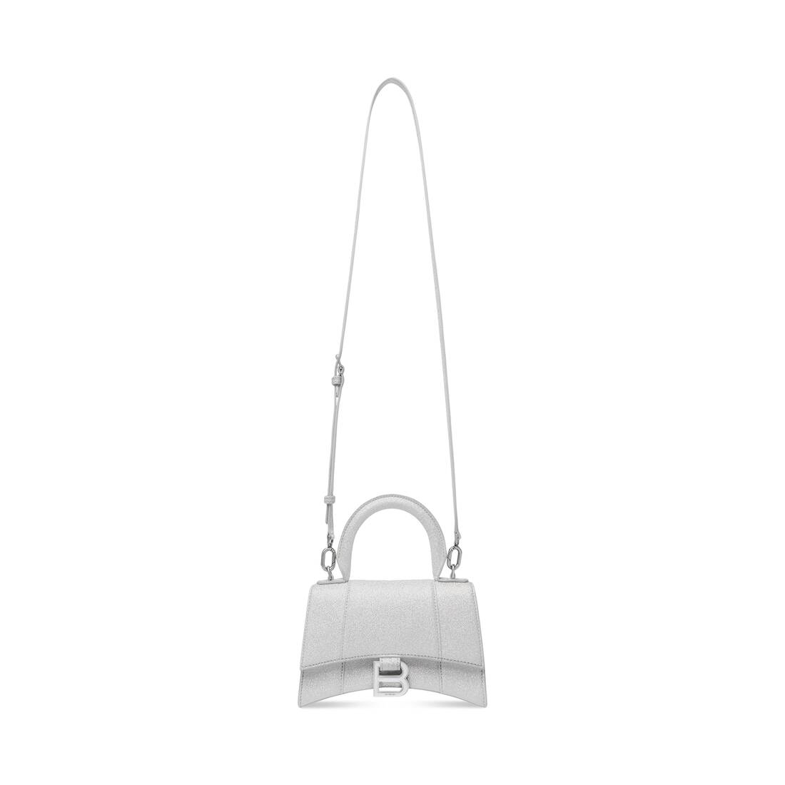 Shop Balenciaga Hourglass XS Glitter Top Handle Bag  Saks Fifth Avenue