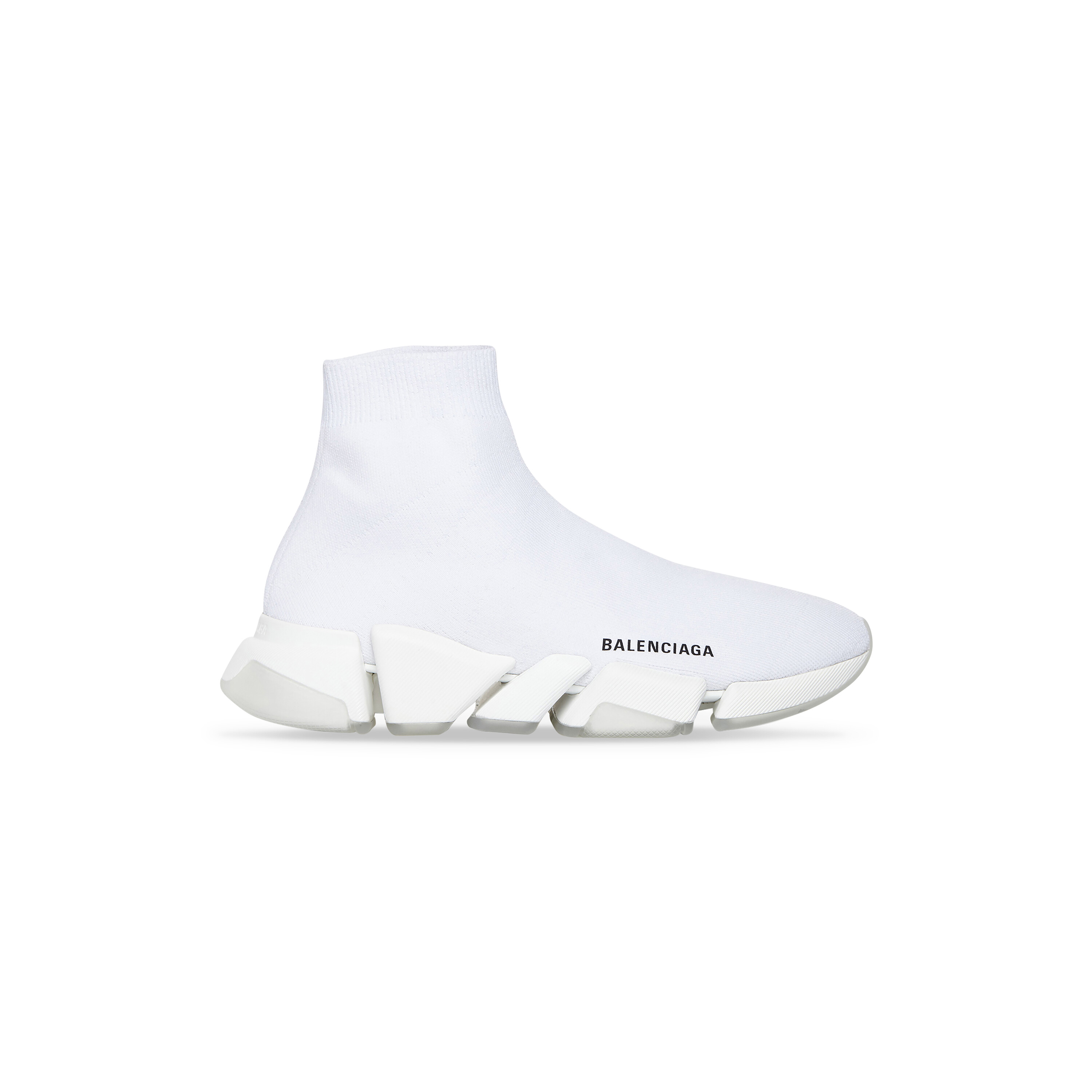 Womens Speed Recycled Knit Sneaker in Blackwhite  Balenciaga US