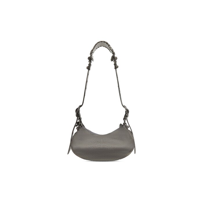 le cagole xs shoulder bag with rhinestones 