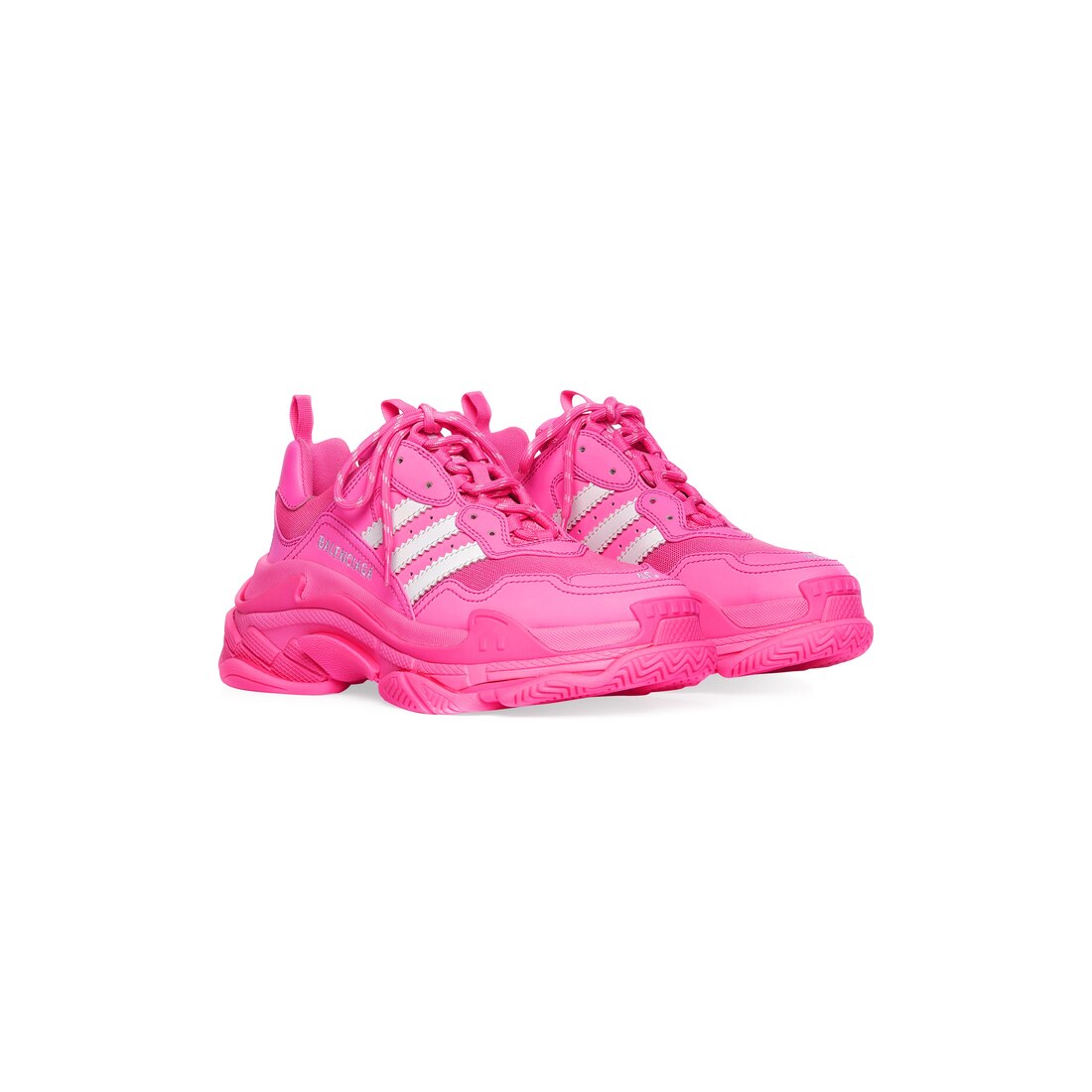 Women's Balenciaga / Adidas Triple Sneaker in Neon Pink | US