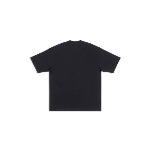 Men's Slime T-shirt Medium Fit in Black | Balenciaga US