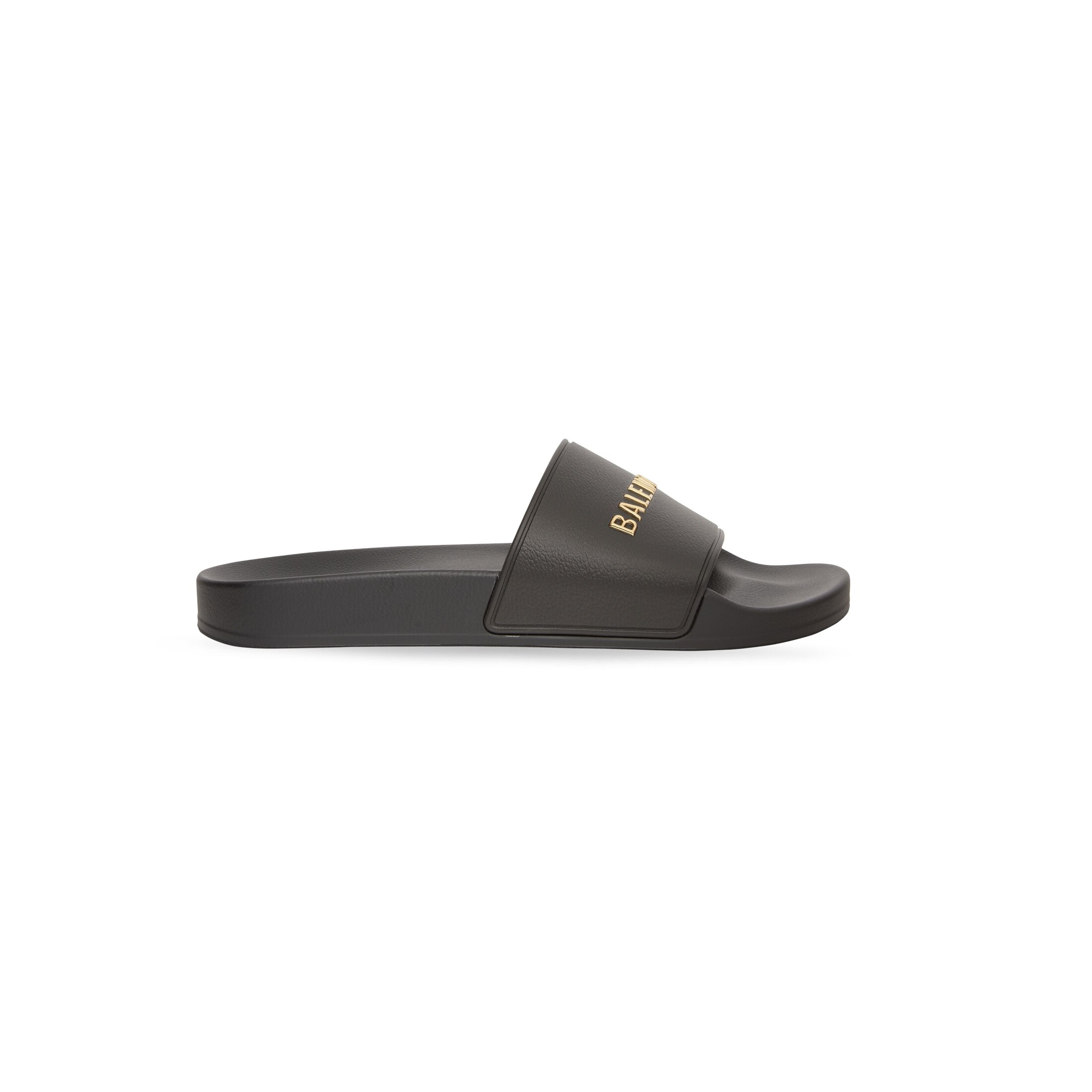 Balenciaga Pool Slide Sandal - Black - Women's - 7 - Tpu