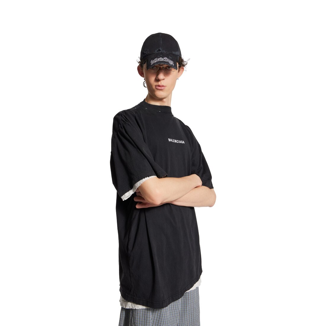 ホワイト の ウィメンズ Balenciaga Back ダブル Tシャツ