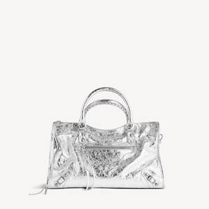 Metallic leather