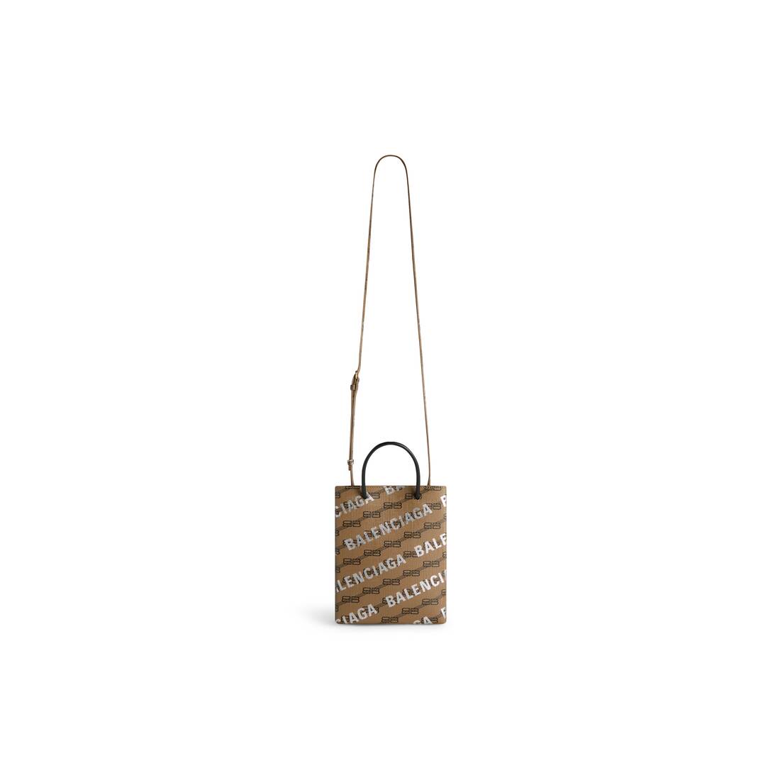 Large Shopping Bag Bb Monogram Coated Canvas And Allover Logo in