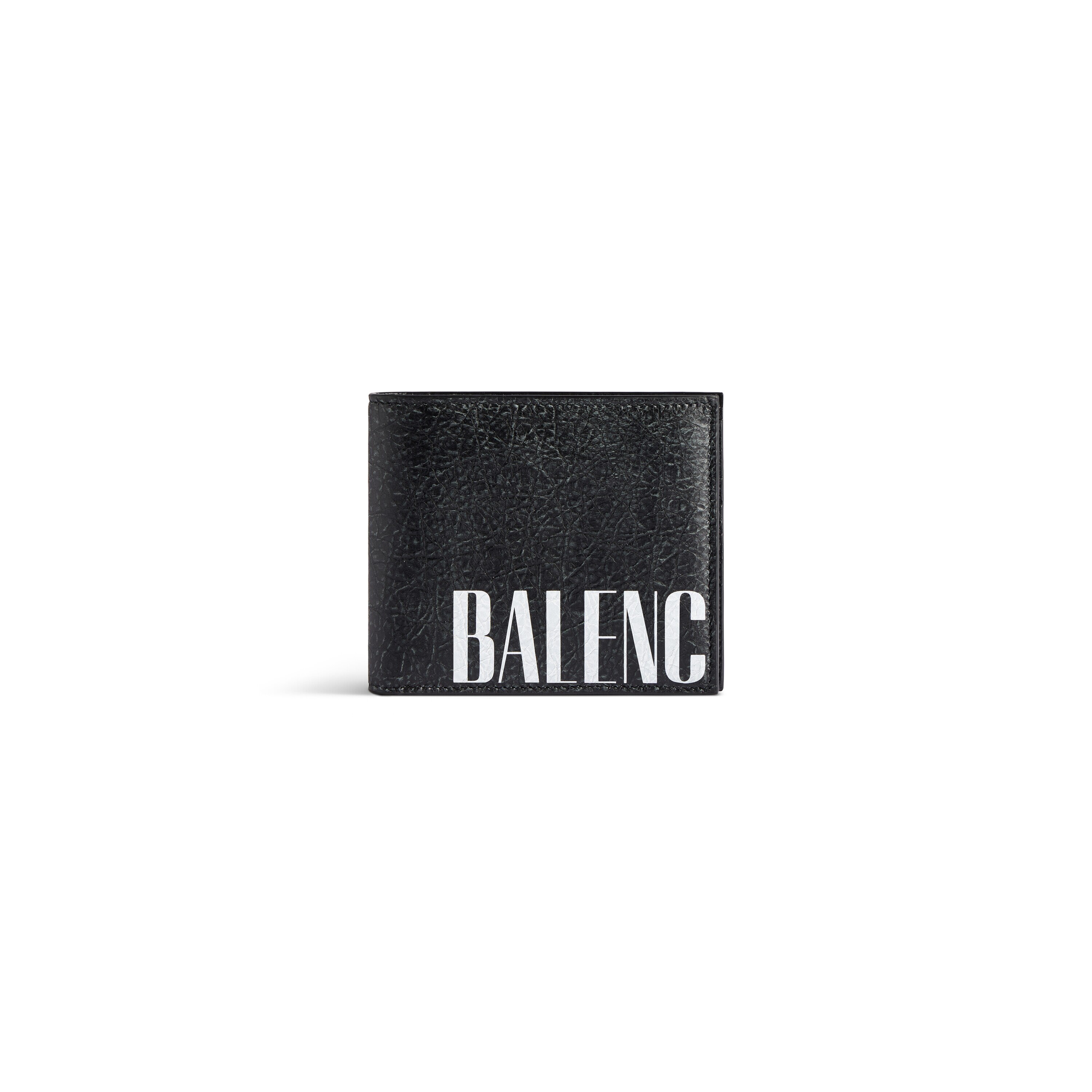 Men's Editor Square Folded Wallet in Black | Balenciaga US