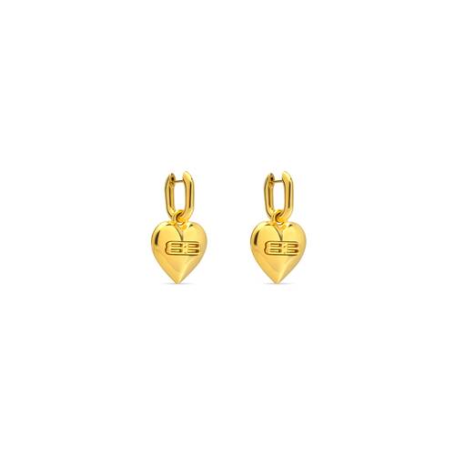 bb icon heart earrings