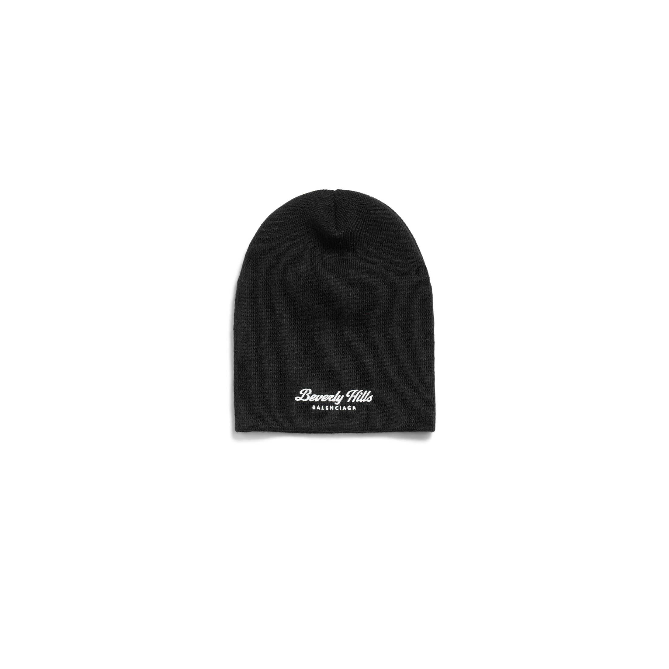 Balenciaga Beverly Hills Beanie - Black - Unisex - - Acrylic