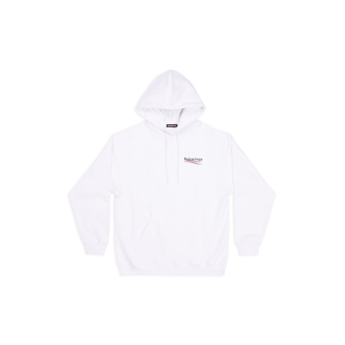 Balenciaga Mens New Copyright Medium Fit Hoodie White  SS21  US