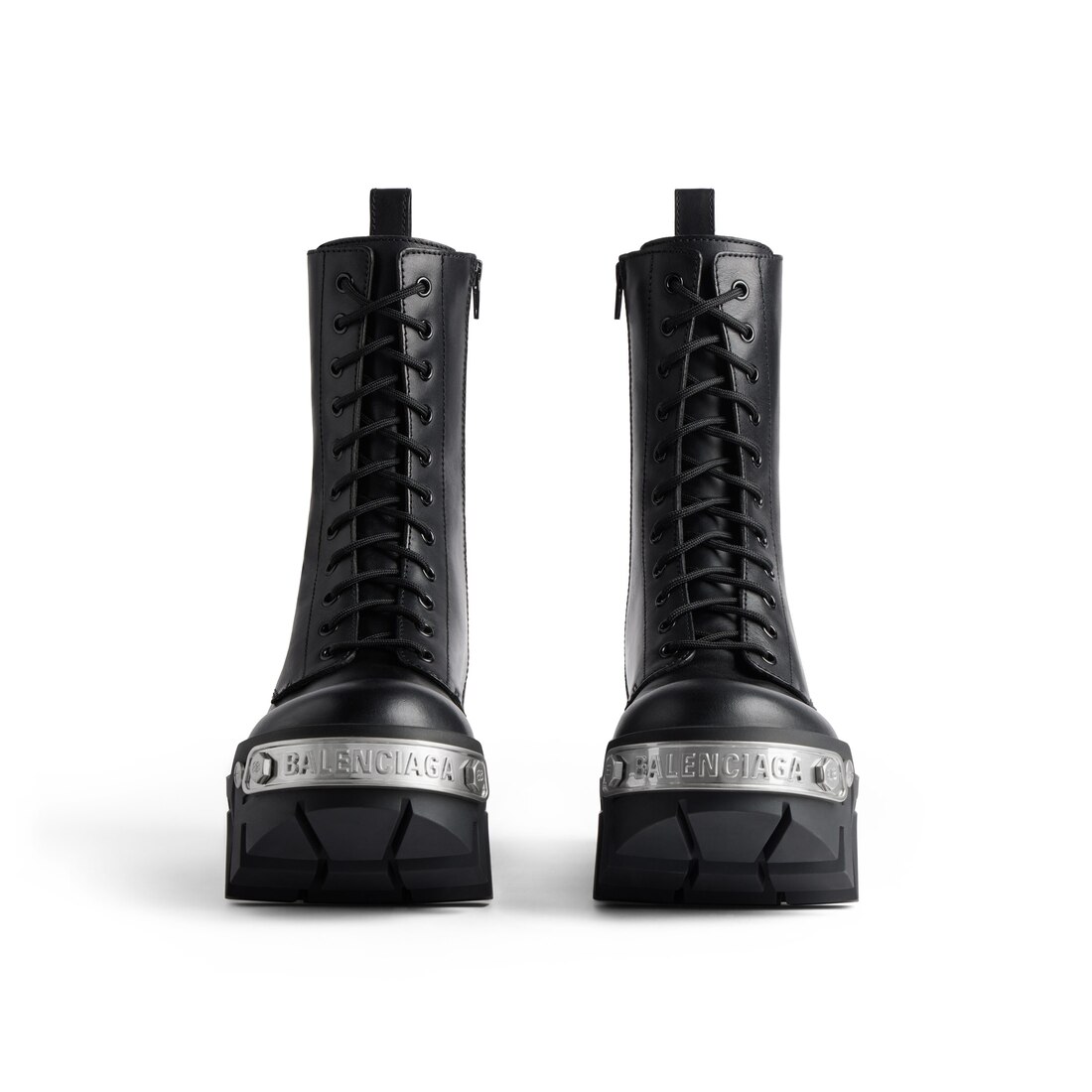 Men's Bulldozer Lace-up Boot in Black | Balenciaga US