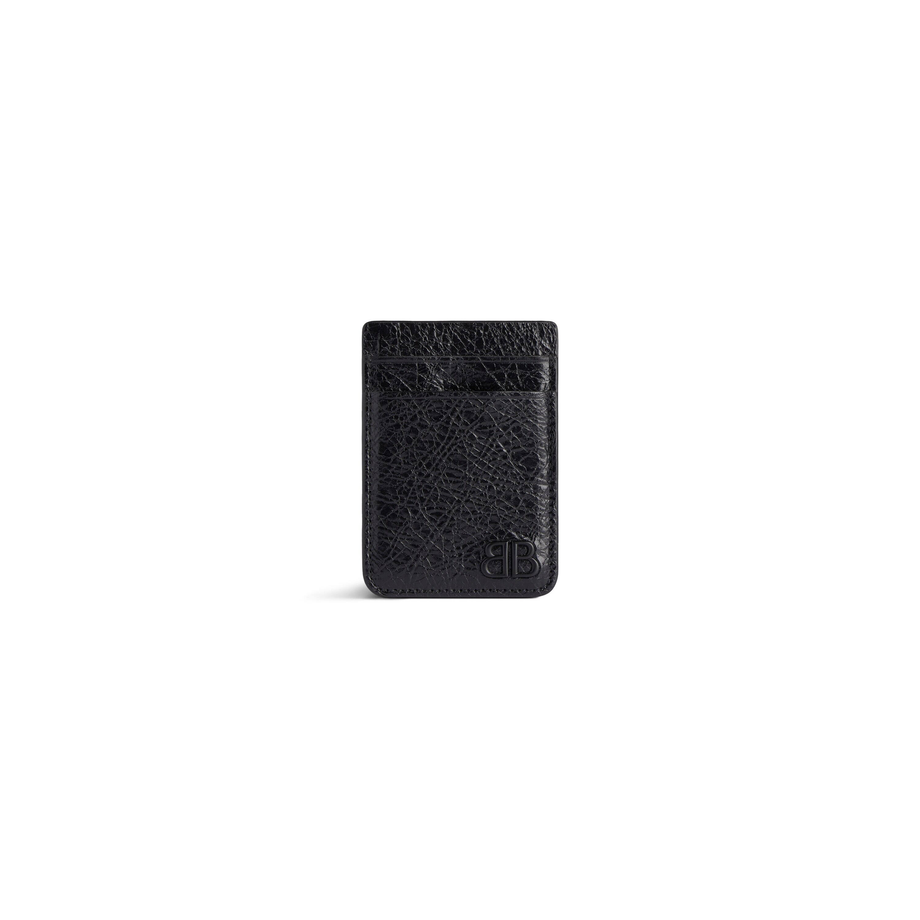 Men's Monaco Magnet Card Holder in Black