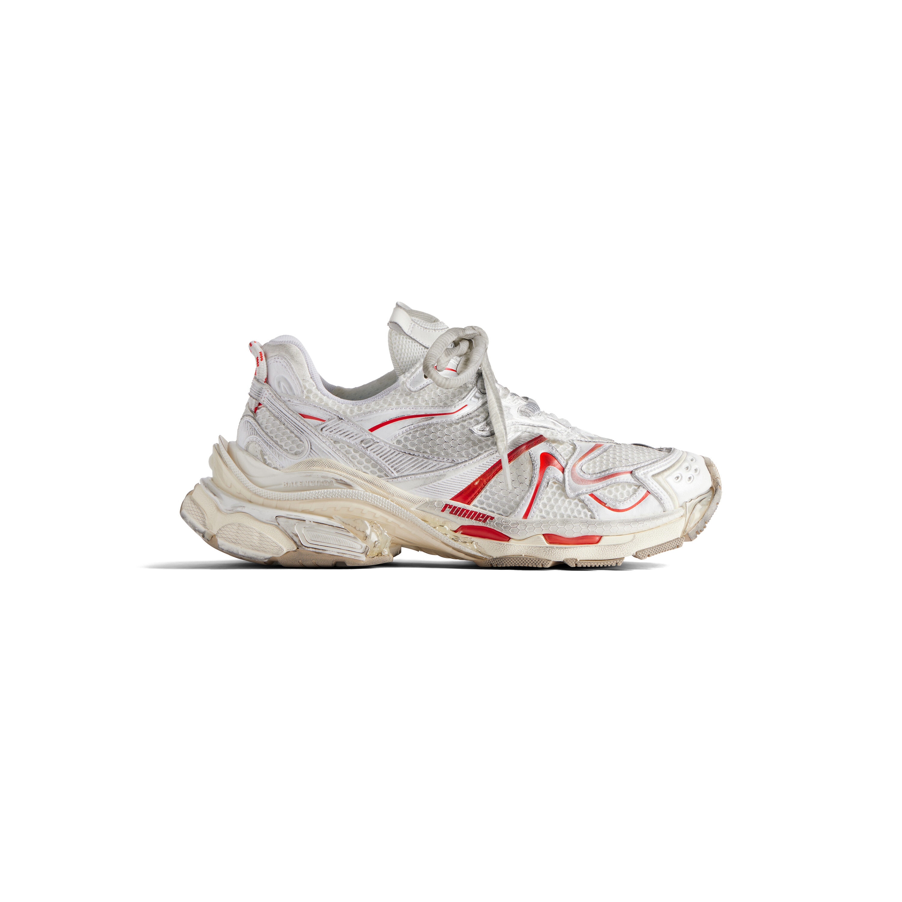 Red balenciaga runners womens on sale