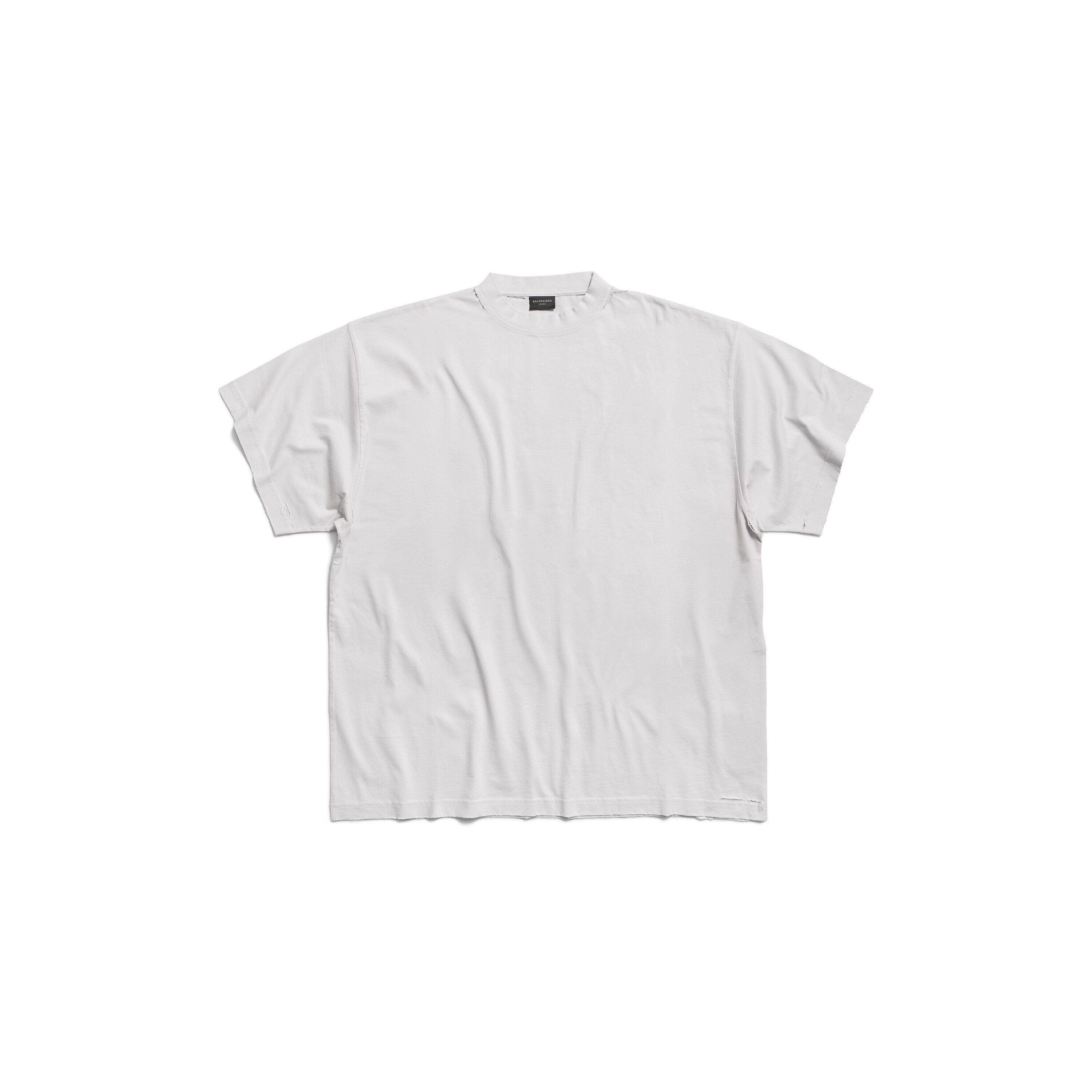 International T-shirt Oversized in Heather Grey | Balenciaga US