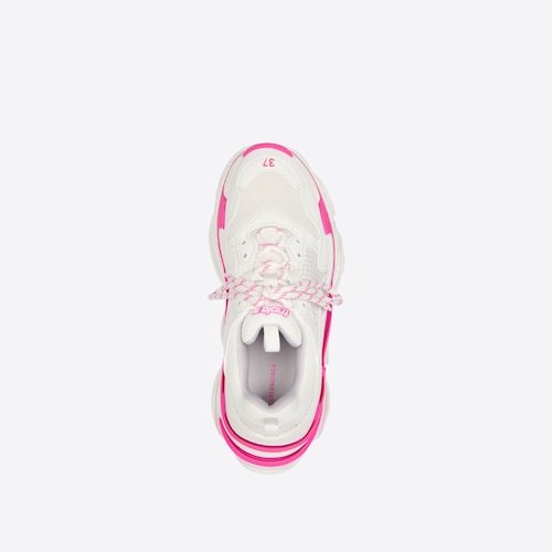 balenciaga triple s white woman