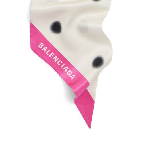 faded polka dot scarf