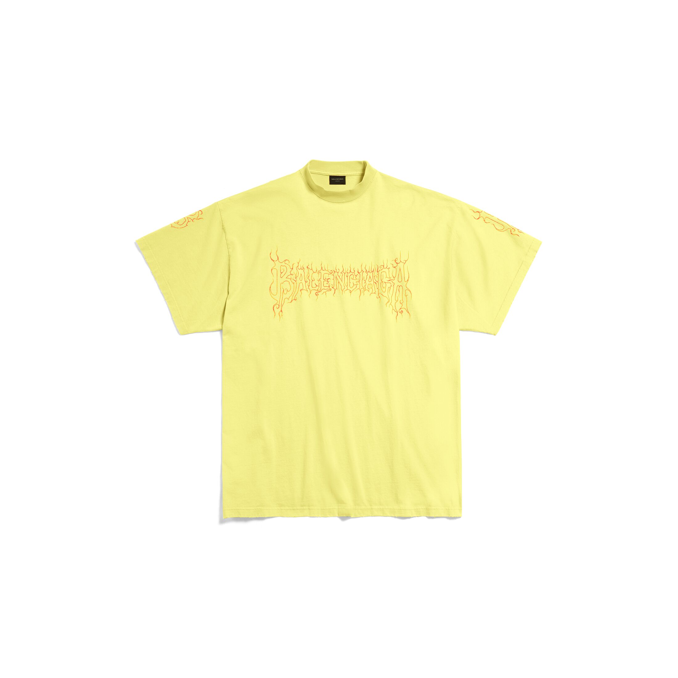Darkwave T-shirt Oversized in Yellow/red | Balenciaga US
