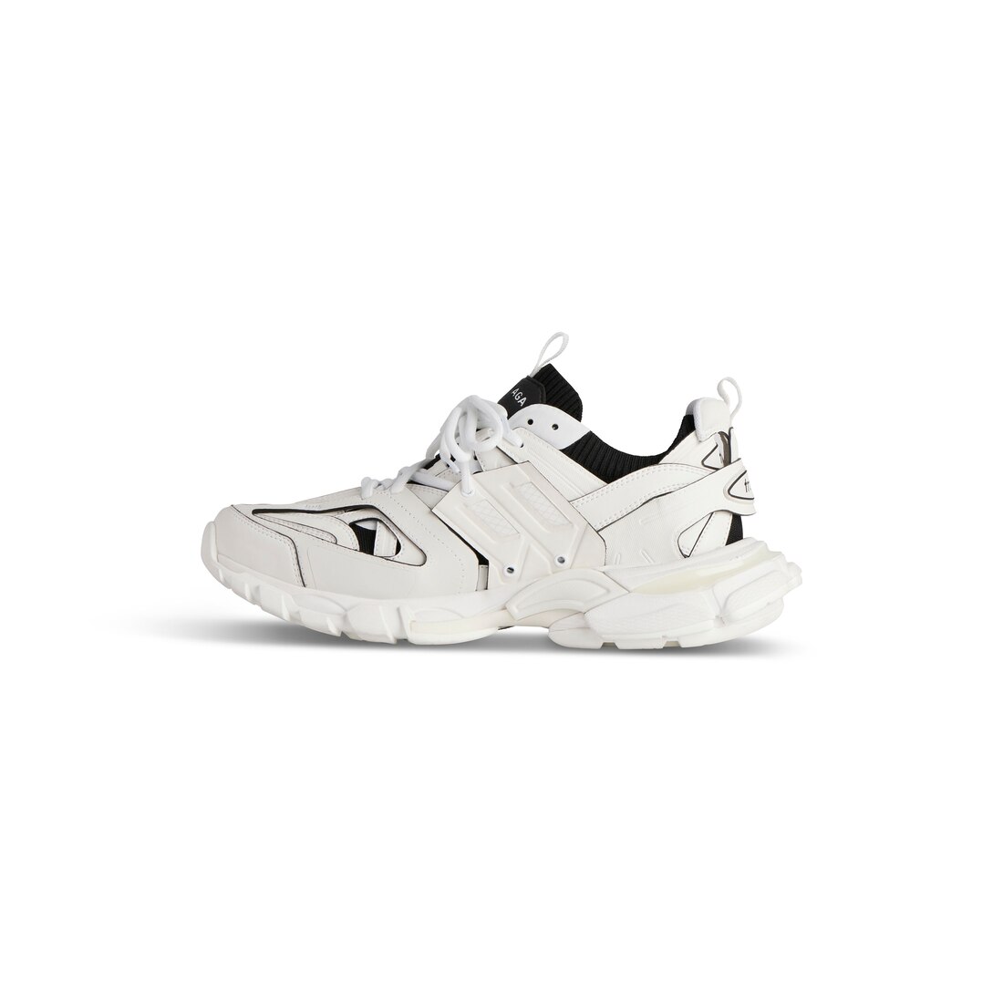 Men's Track Sock Sneaker in White/black | Balenciaga US