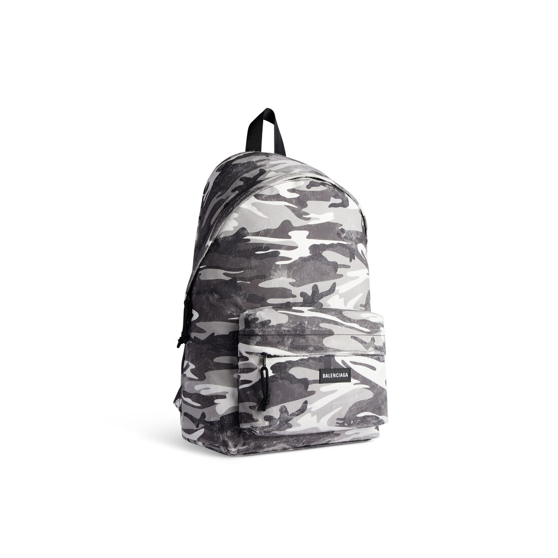 Men s Explorer Backpack Camo Print in Grey Balenciaga US