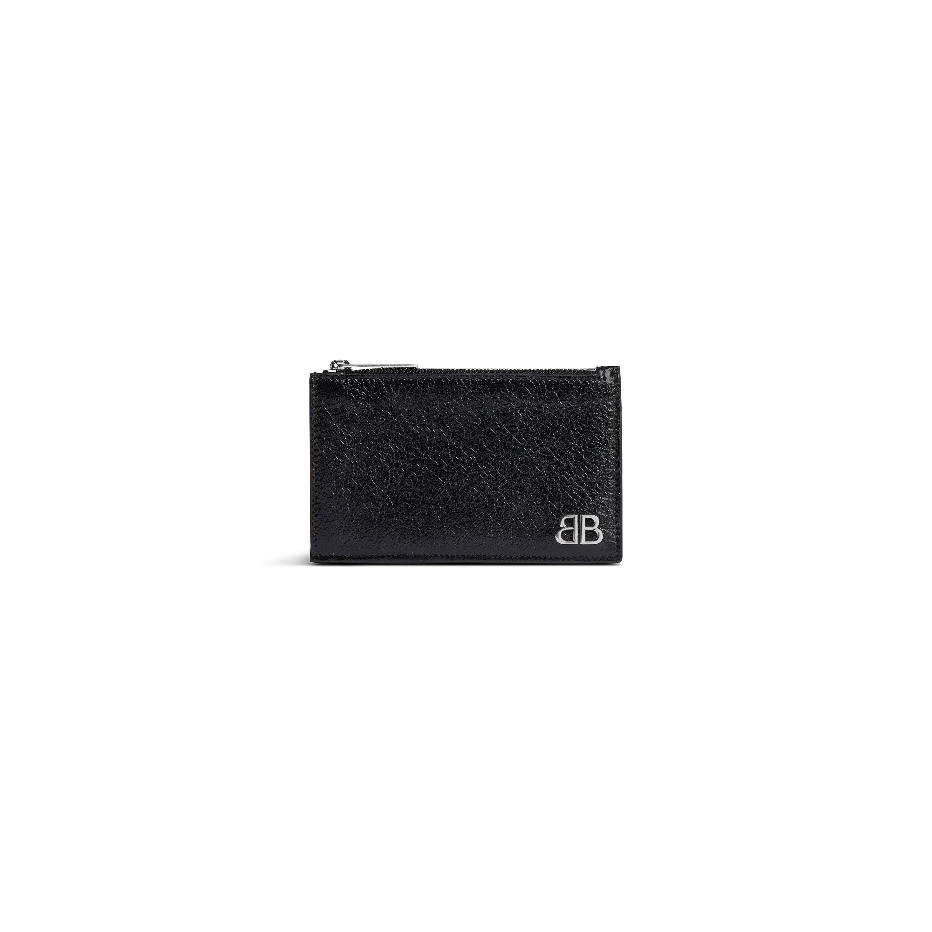 Men's Monaco Long Coin And Card Holder in Black