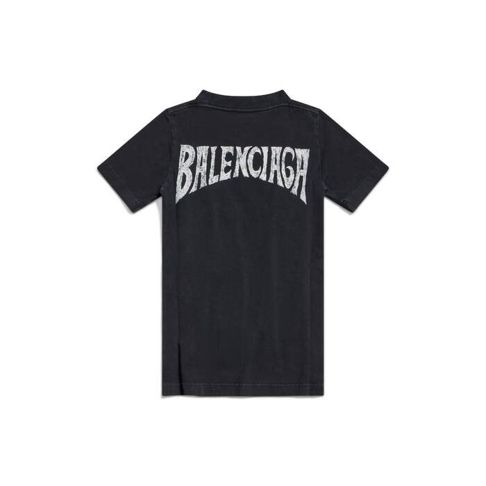 付属品なしバレンシアガBalenciaga tシャツ　2017wavetee ロゴtシャツ