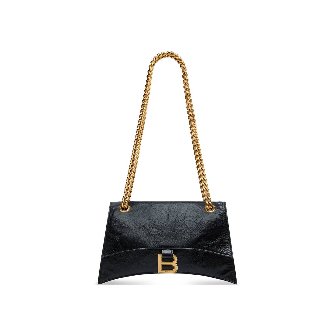 Women's Crush Chain Bag Small in Black Balenciaga AE