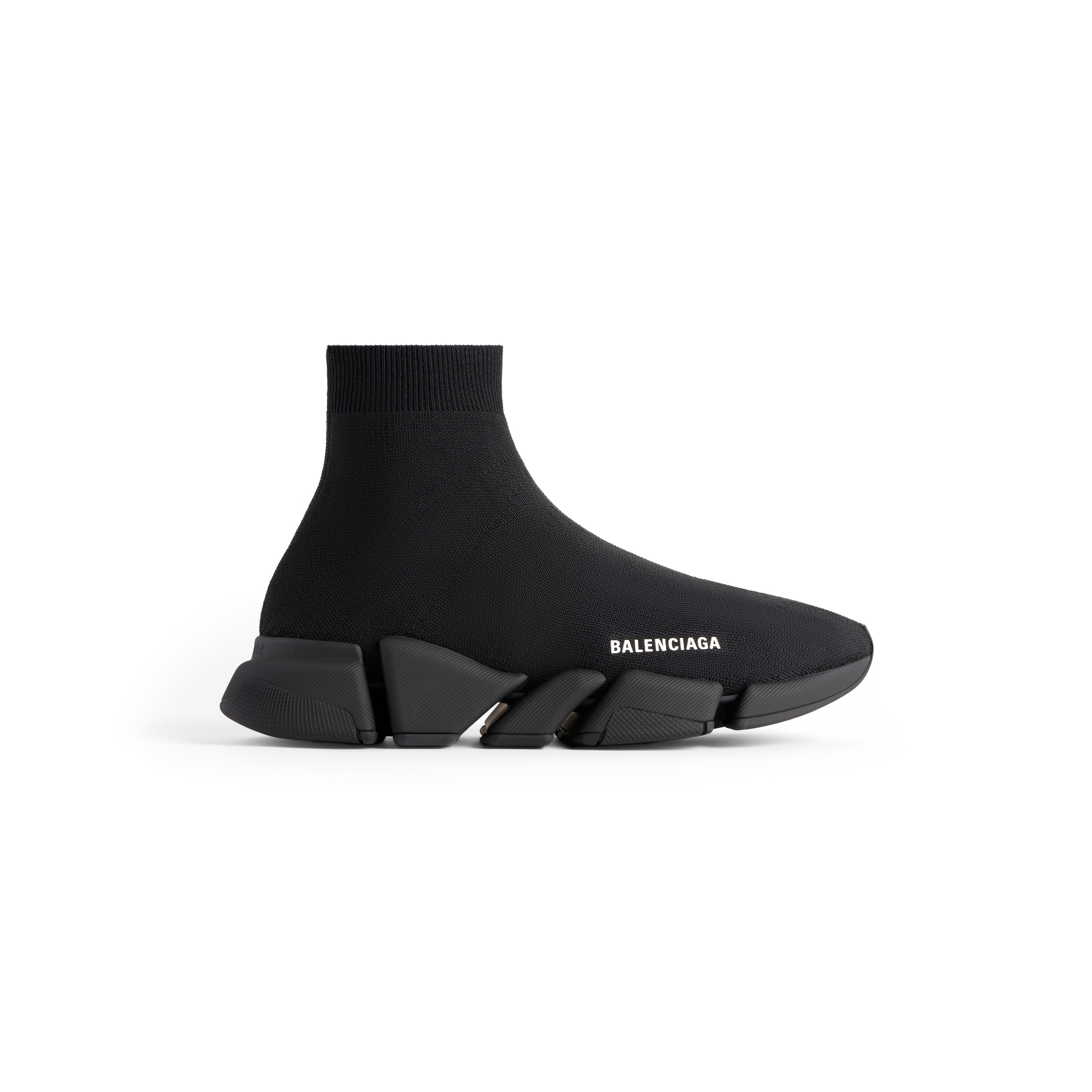 pegs fløde rødme Men's Speed 2.0 Monocolor Recycled Knit Sneaker in Black | Balenciaga US