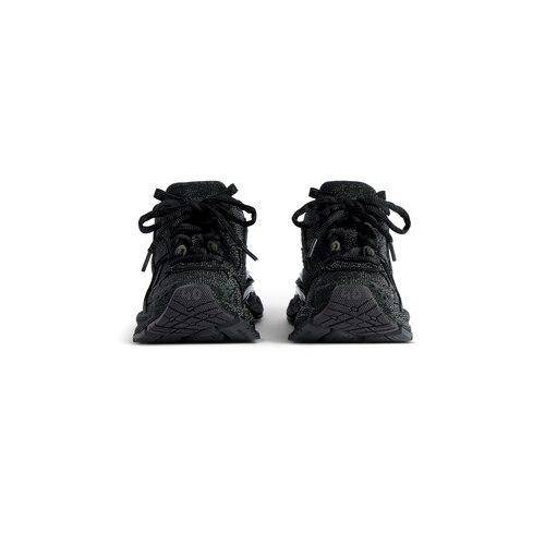 runner sneaker with rhinestones