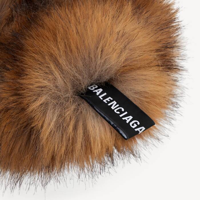 holli animal-free fur scrunchie