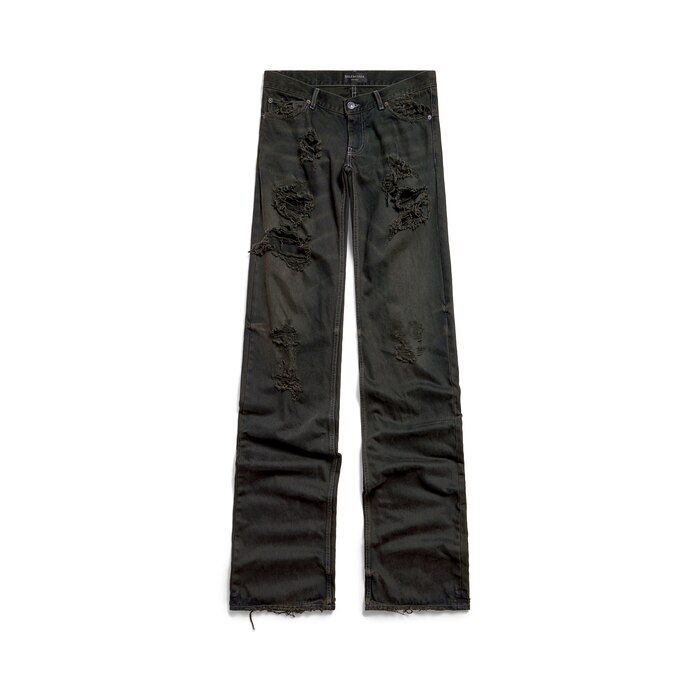 pantalon taille basse fit ajusté