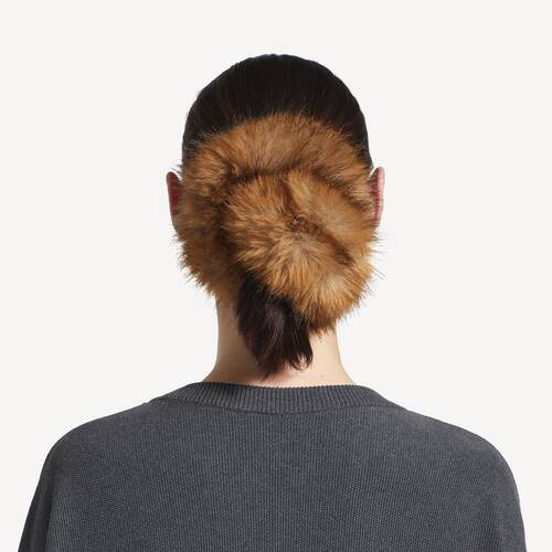 holli animal-free fur scrunchie