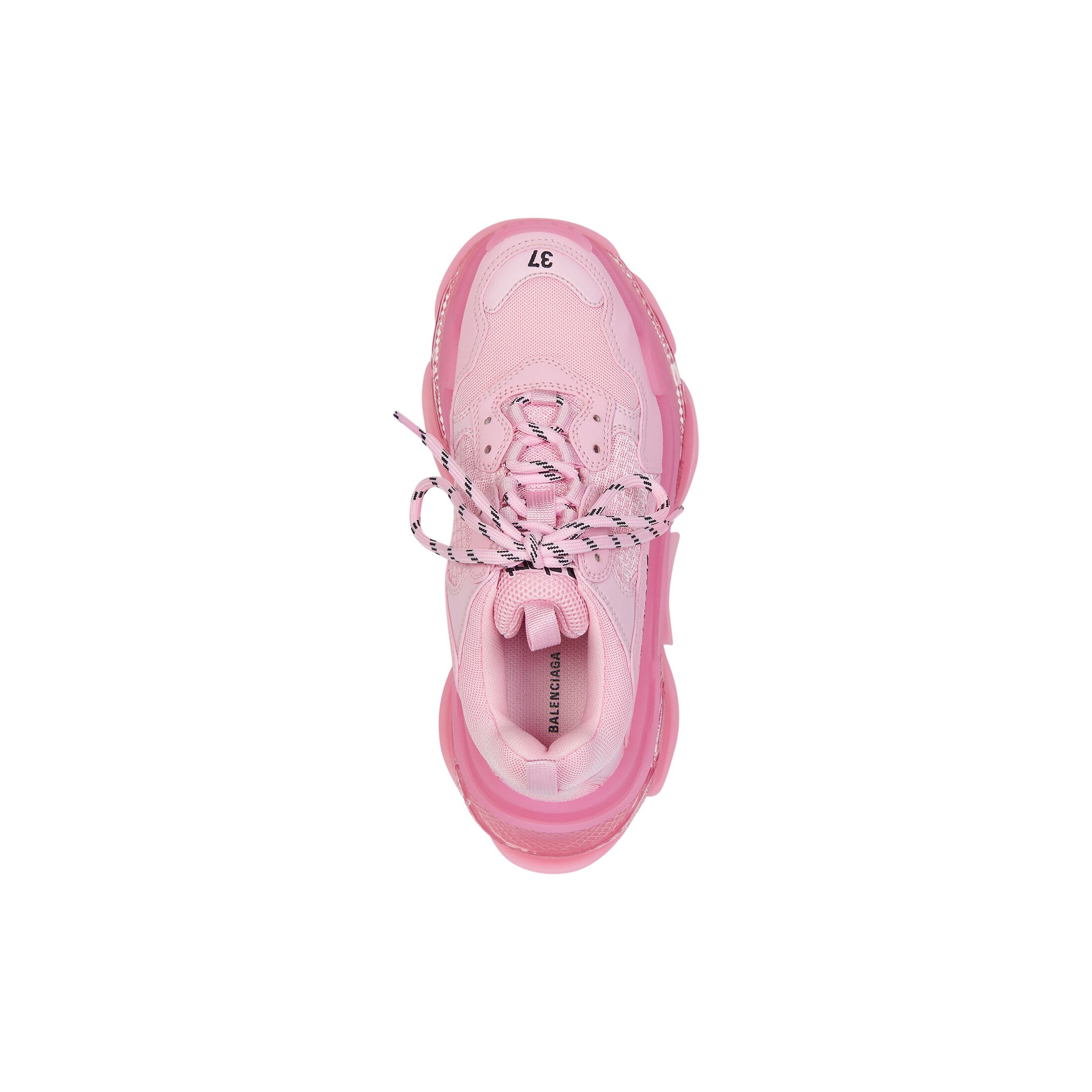 Women's Triple S Clear Sole Sneaker in Pink | Balenciaga US