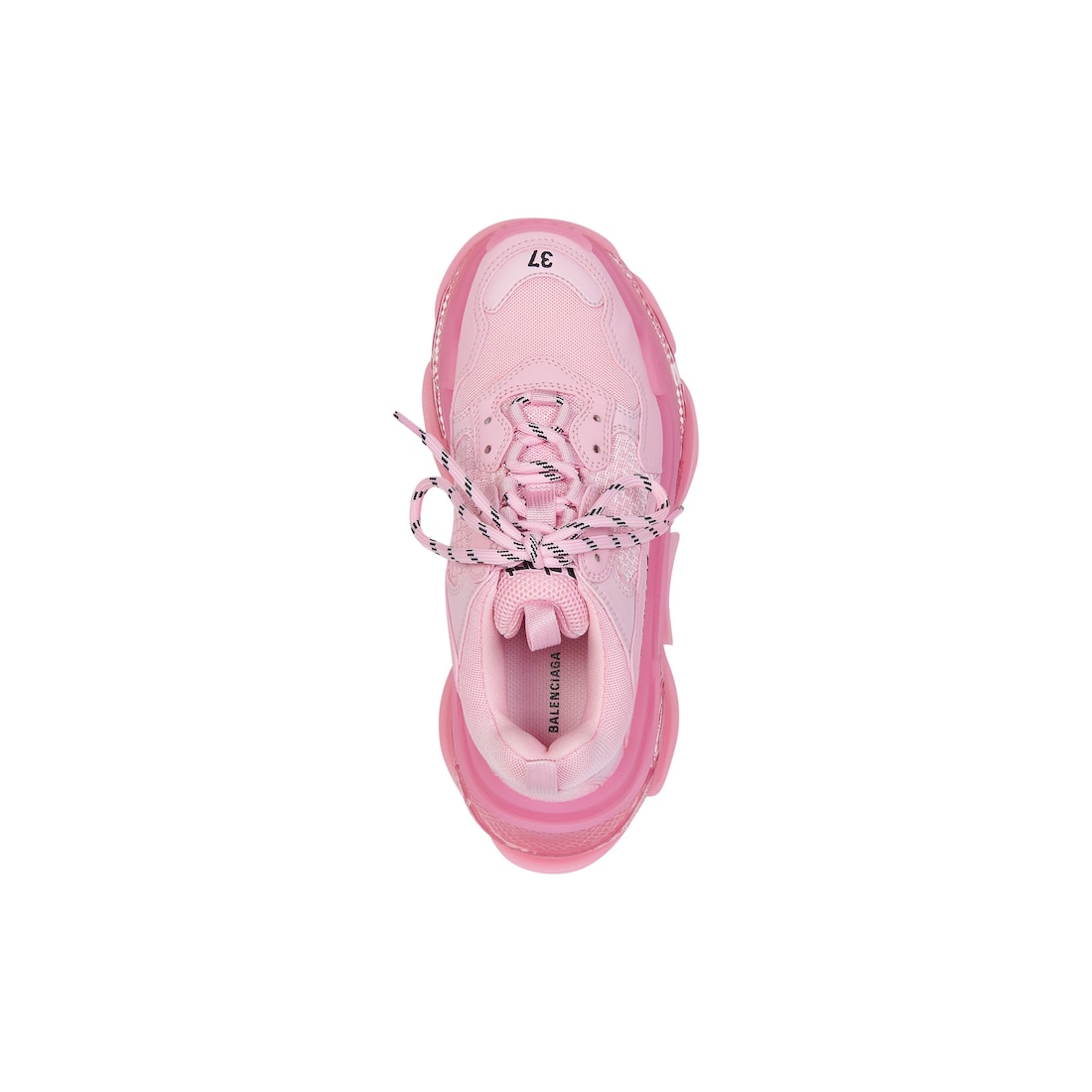 Pink balenciaga triple deals s sneakers