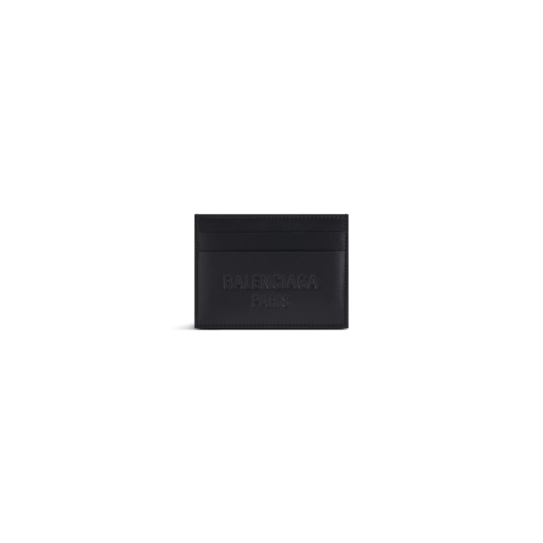 Balenciaga Duty Free Card Holder - Black - Man - Calfskin