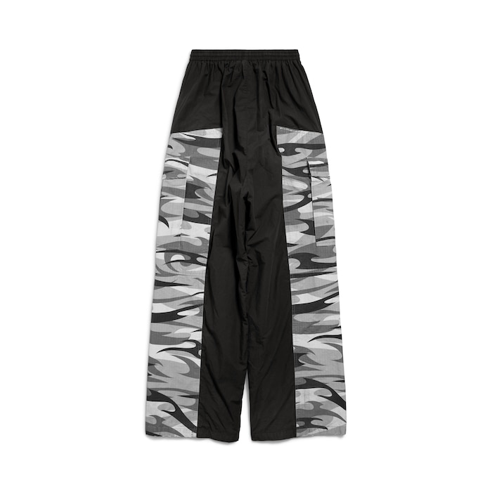 cut-up cargo tracksuit pants