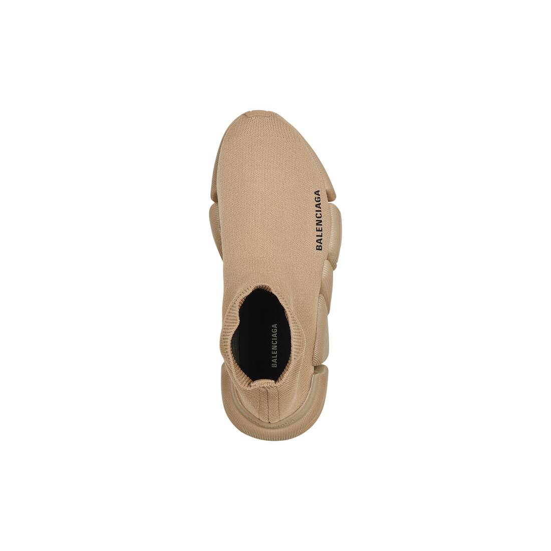Balenciaga // Beige Knit Speed Sneaker – VSP Consignment