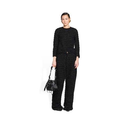 Women's Le Cagole Xs Bucket Bag in Black | Balenciaga US