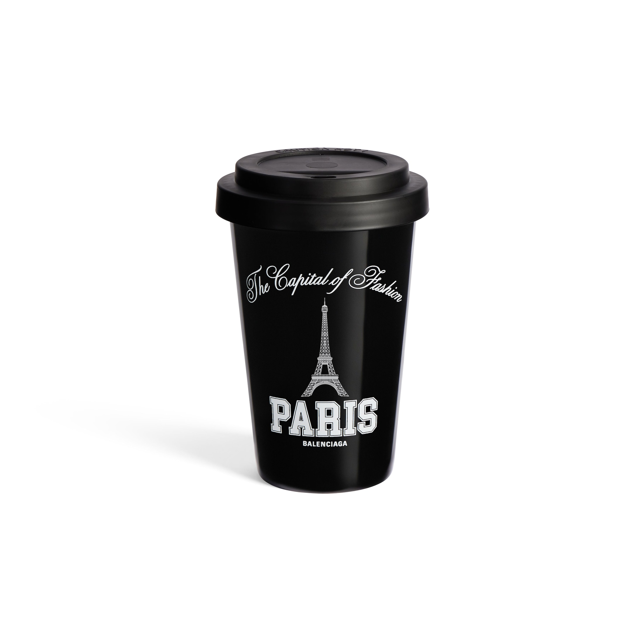 Balenciaga Coffee Cup - Black - Unisex - Porcelain - Tpe, Polypropylene