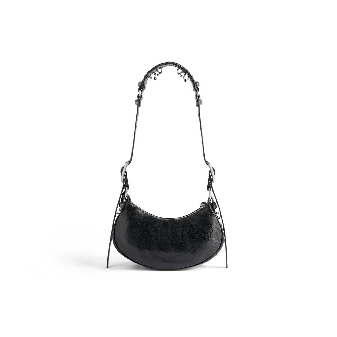 Women's Le Cagole Xs Shoulder Bag With Piercings in Black