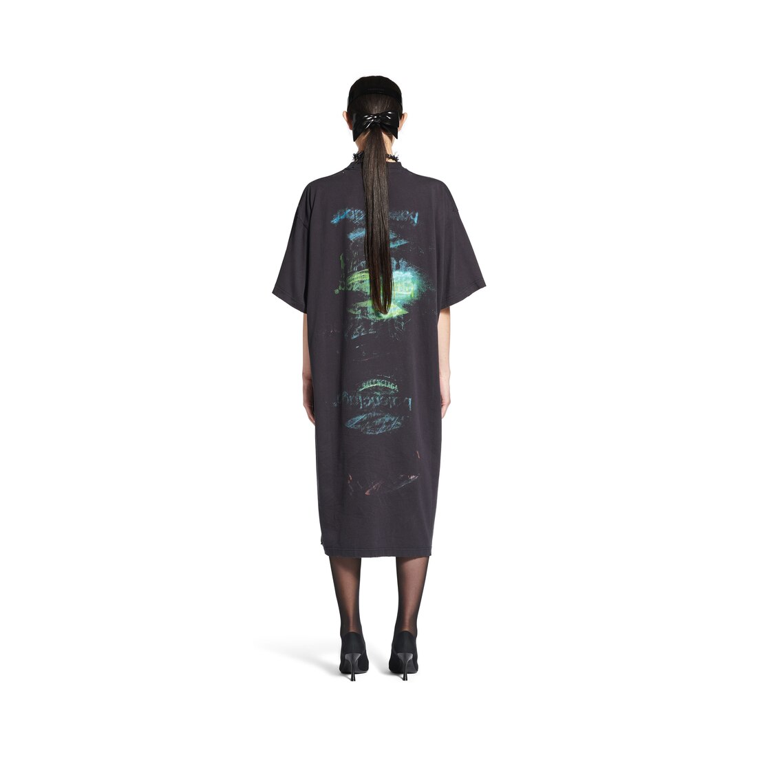 ホワイト の ウィメンズ DIY Imprint Tシャツドレス スニーカー | Balenciaga JP