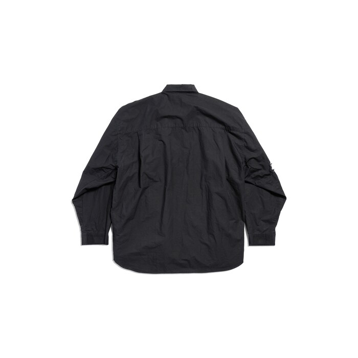 Men's Unity Sports Icon Layered Shirt Oversized in Black | Balenciaga US